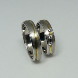 Kombinované snubní prsteny