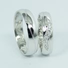 Š. 4,5 mm bílé zlato s diamanty